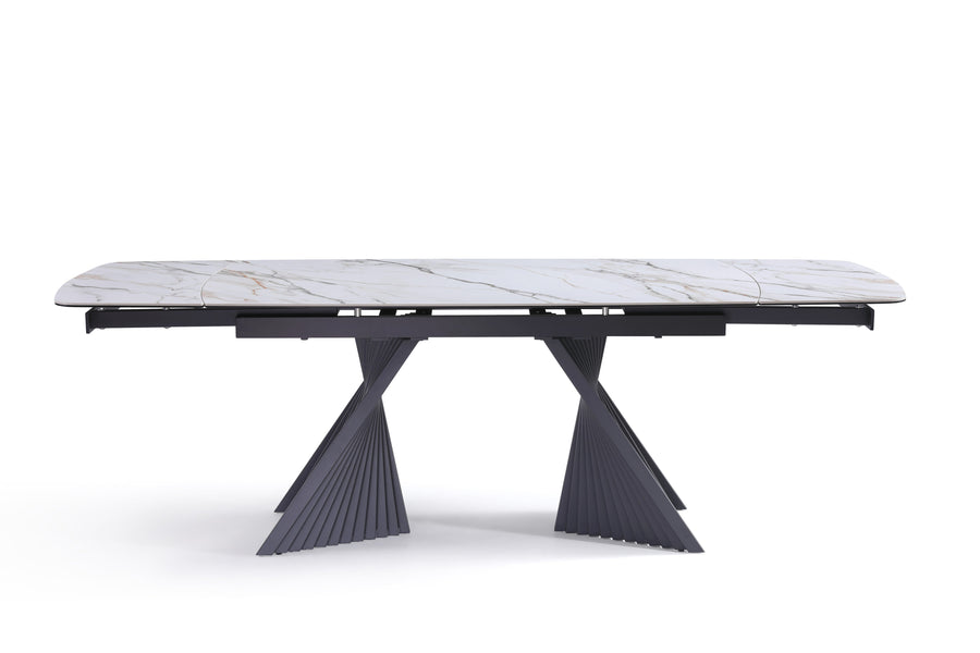 Table à manger Procida, extensible en céramique