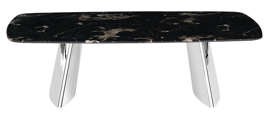 Table basse Munich, marbre naturel 130x80 cm