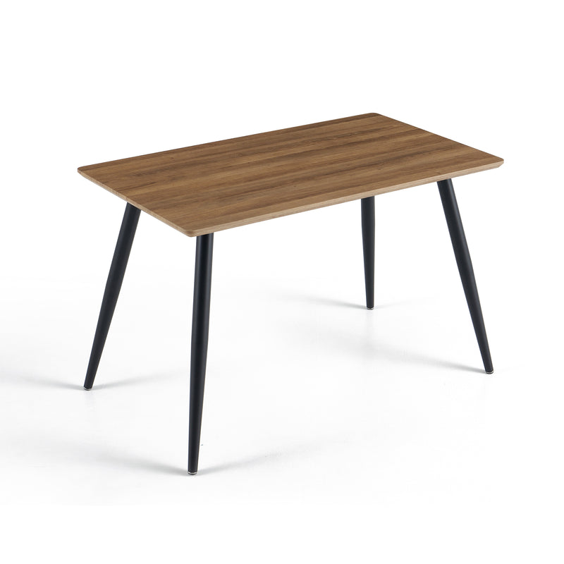 Table à manger HT-16, rectangulaire 120x70 cm, Chêne chaud
