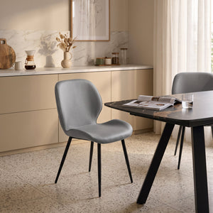 Chaise de salle à manger Lusso 6131, en simili cuir