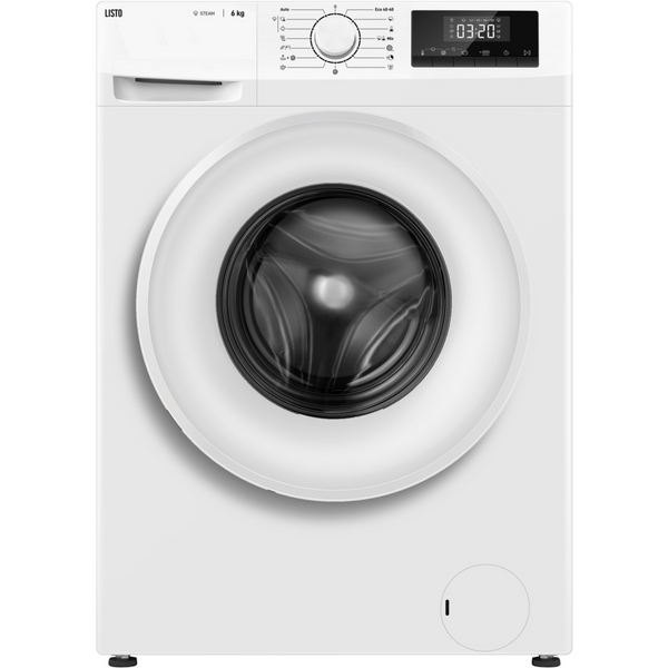 Lave-linge compact LISTO LF612-L5b – 6 kg – 1200 tr/min - LF612-L5b