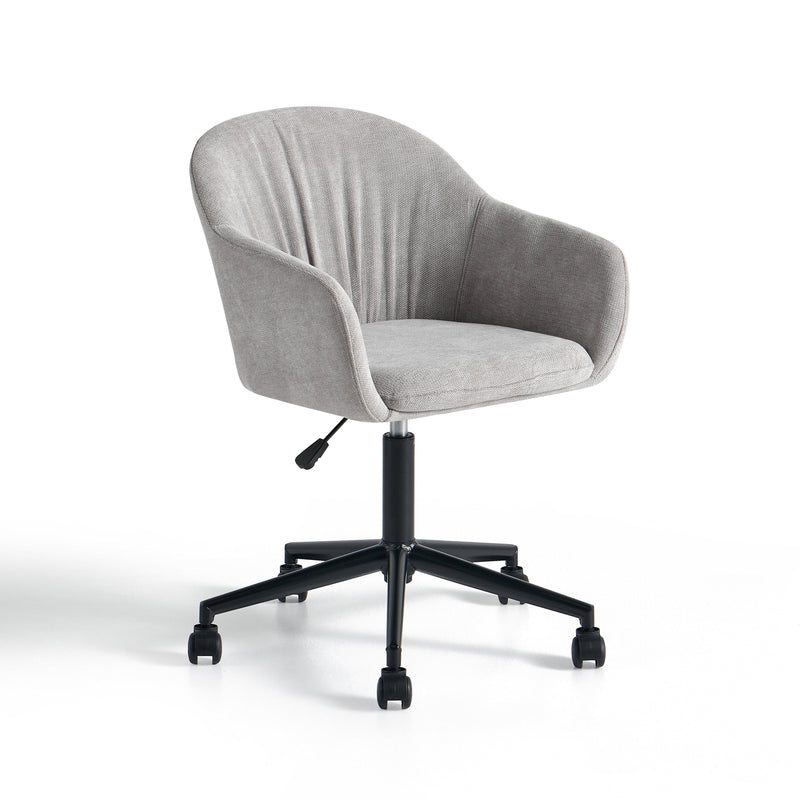Chaise de bureau 9-239, pivotante à roulettes, Gris clair
