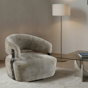 Fauteuil pivotant NeoBloom, en tissu