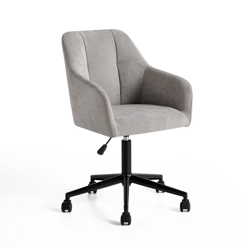 Chaise de bureau 9-178, pivotante et réglable en hauteur, Gris clair
