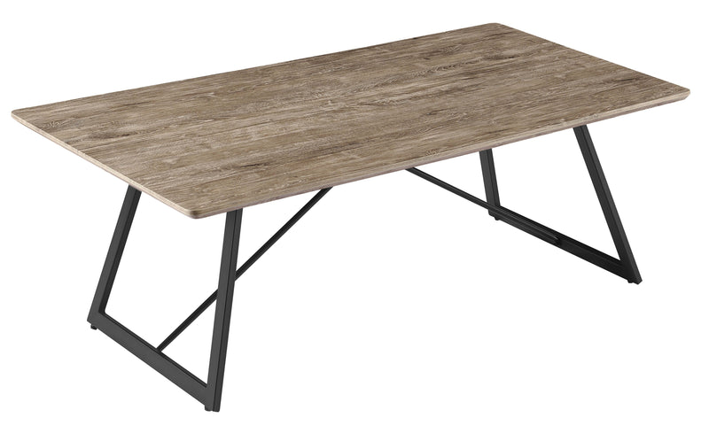 Table basse HT-05, rectangulaire 110x60 cm, Chêne gris
