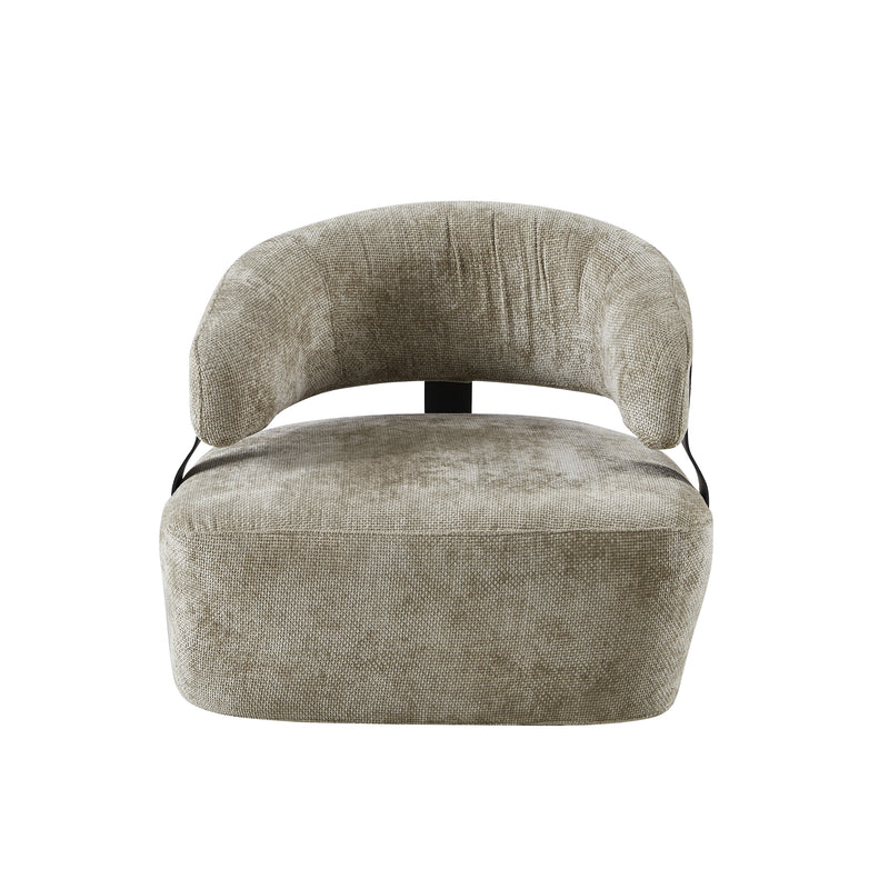 Fauteuil pivotant NeoBloom, en tissu, Gris
