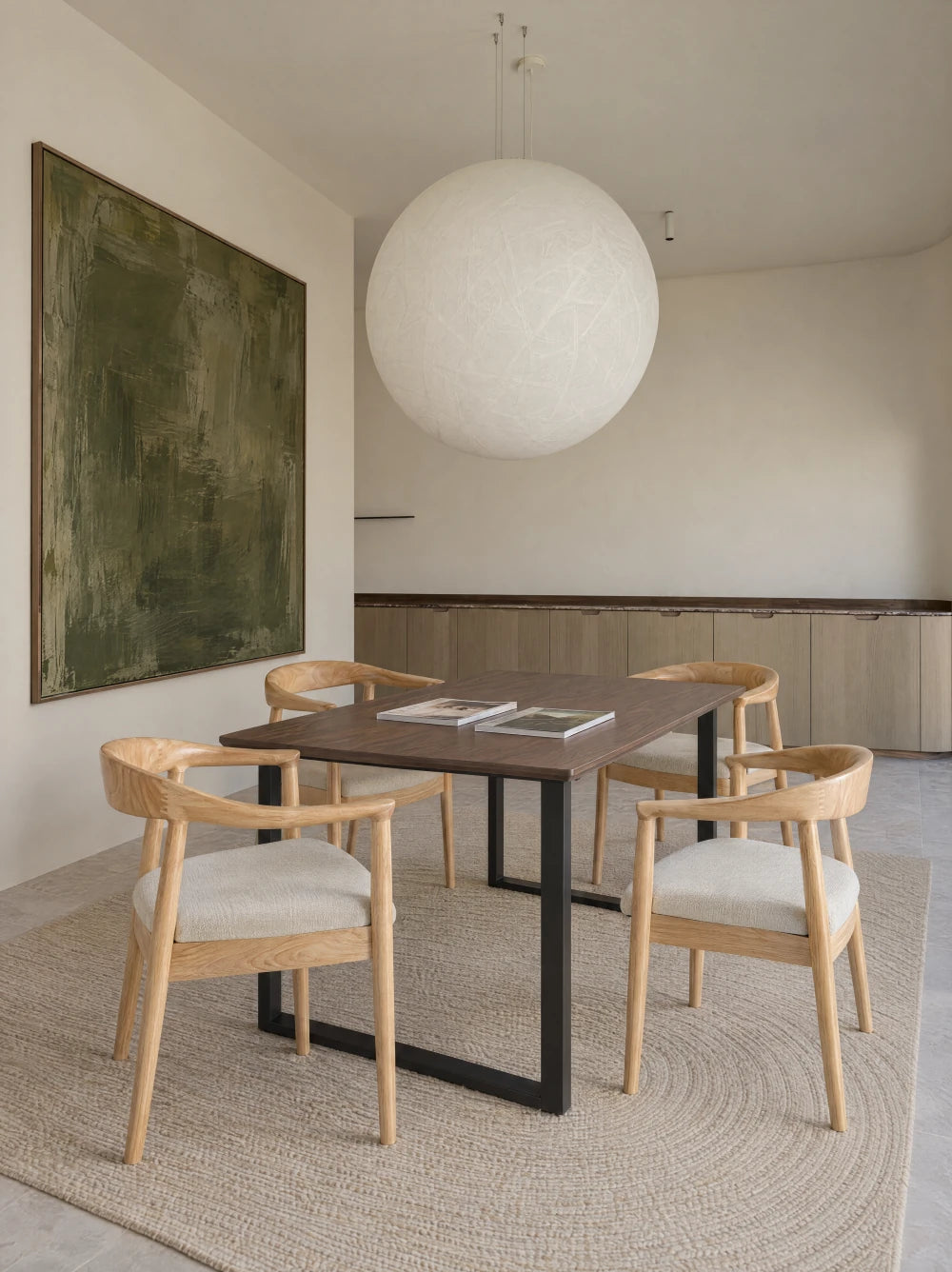 Table et chaises en bois