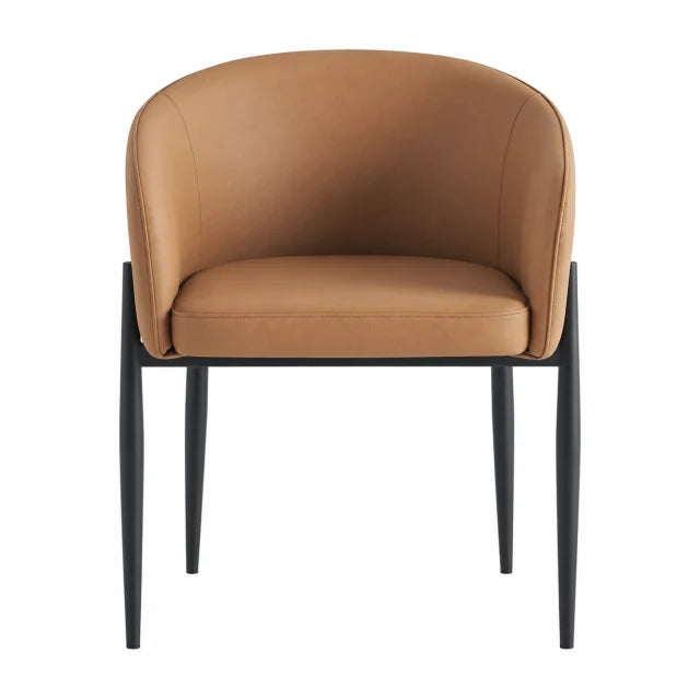 Chaises en simili cuir