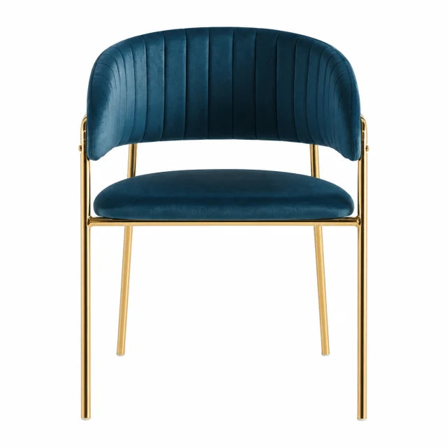 Chaises en velours